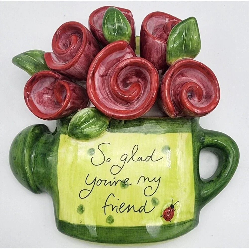 Marianne Richmond Ceramic Flower Bouquet Wall Art 